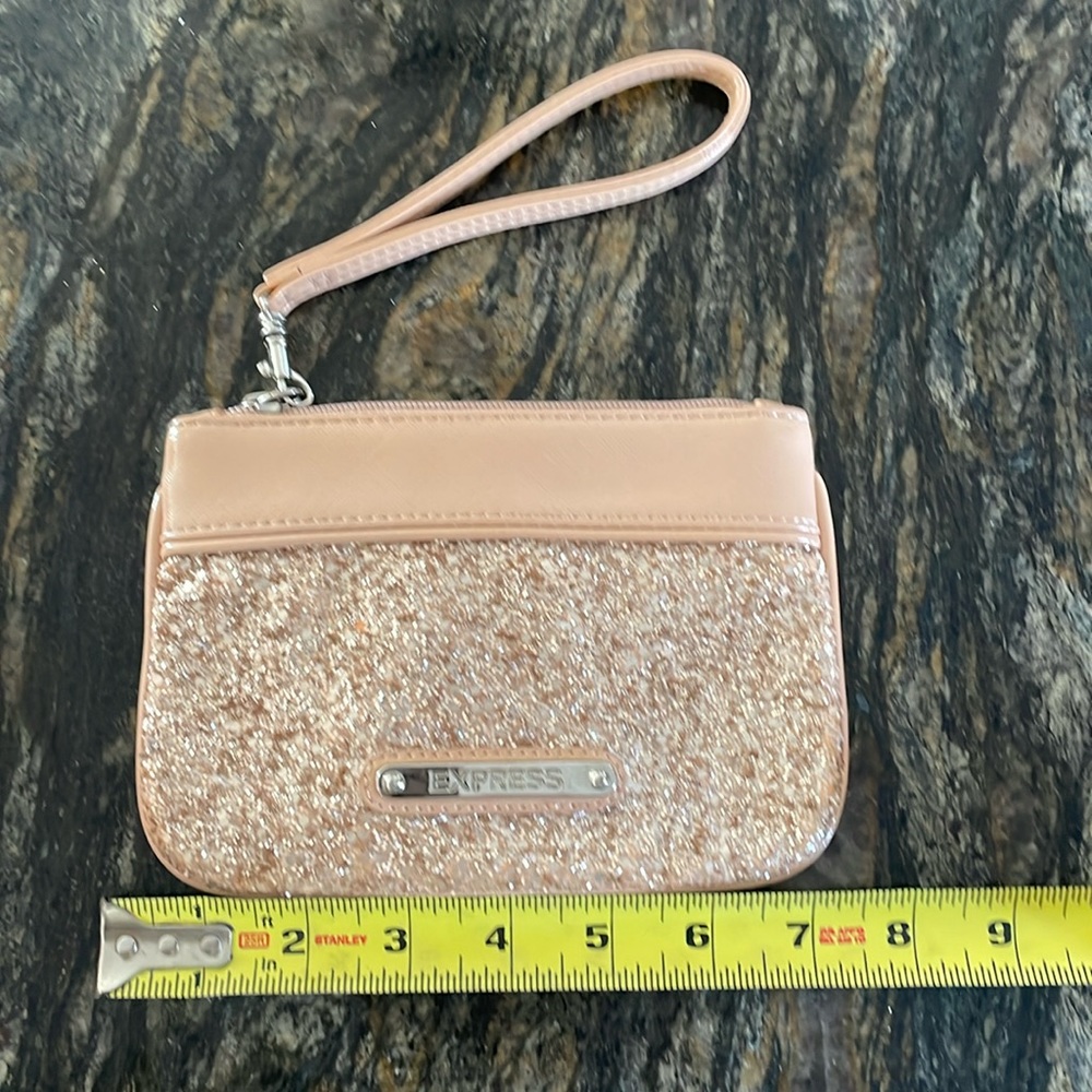 Express sequins wristlet